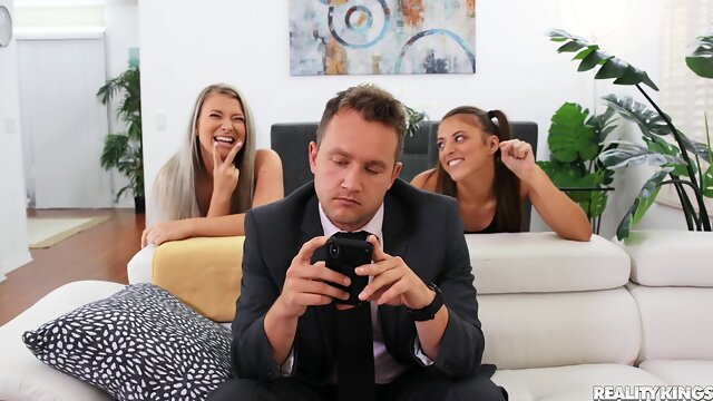 Energized dolls are intrigued by their step father