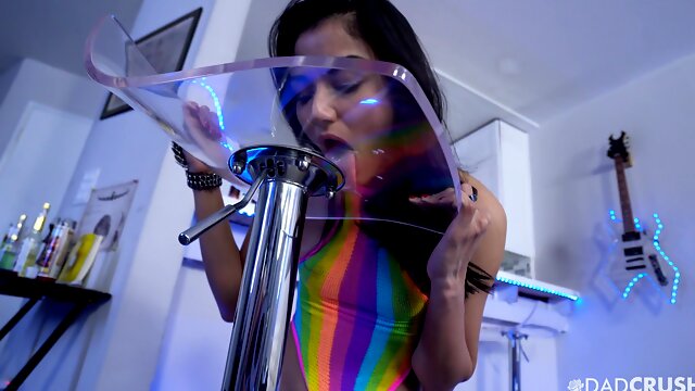 Amazing POV action suits the brunette with the best load