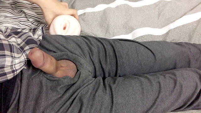 Father masturbates huge bone in bed Extremely loud moaning dirty talk for baby