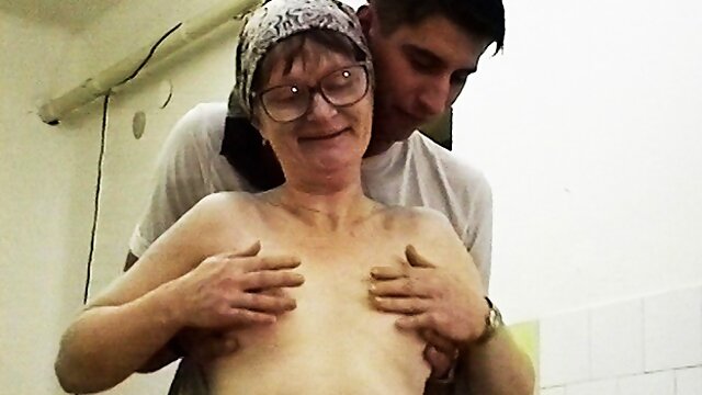 Skinny German Granny, Mature Hairy Saggy Tits, Old And Ugly Granny