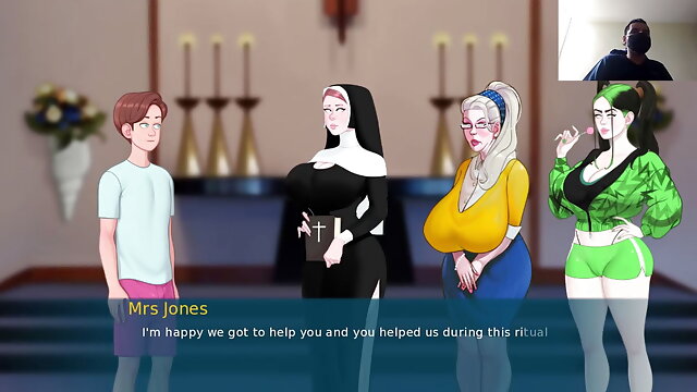 SexNote Cap 28 - Orgy With A Nun, A Mature And My Friend