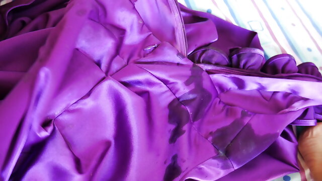 CUM Geyser Eruption onto Andi's already Ruined Prom Dress