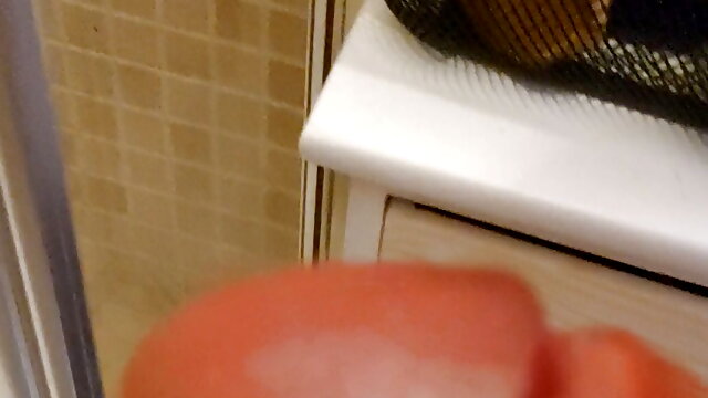 Amateur Straight guy with big dick jerking and getting ready for anal toy 