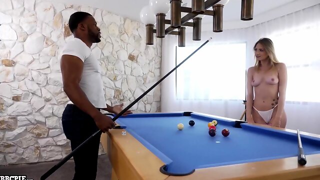 Raunchy nymph Kyler Quinn interracial porn video