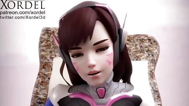 D.Va Fucked Hard POV (With Sound) 