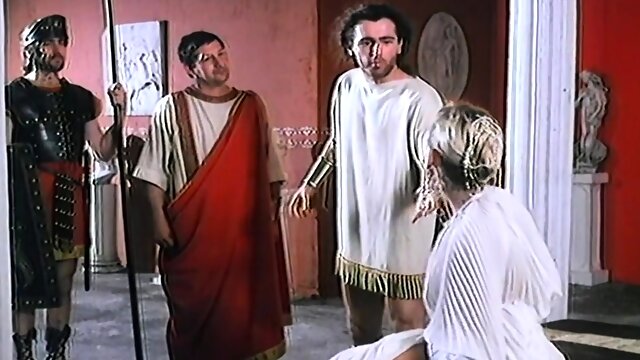 Buxom blonde anally drilled deep in hardcore vintage sex