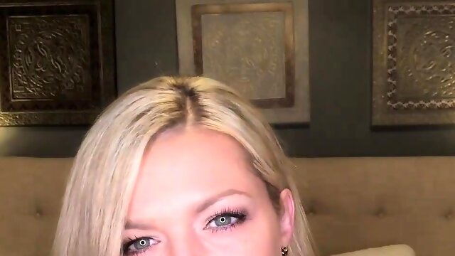 Beautiful amateur blonde milf exposing herself on webcam