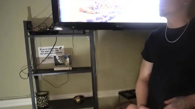 Lucky stud has a gang of wild young babes sucking his dick