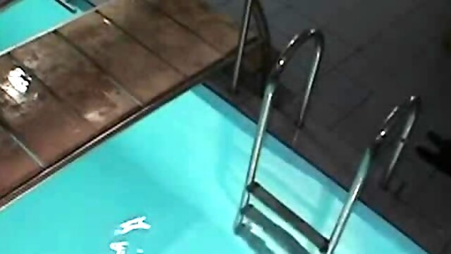 Amateur teen slut fucked by a group of wild boys in the pool