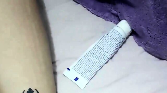 Amateur teen getting her soles sprayed with hot cum in POV