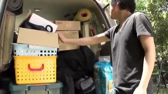 Stacked Asian milf with a perfect ass enjoys wild sex action