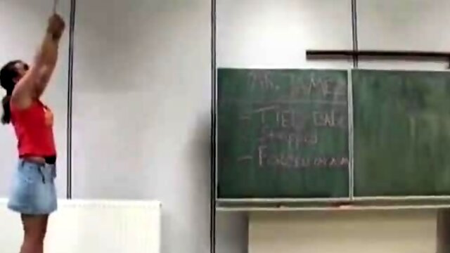 Restrained milf has a vibrator driving her pussy to climax