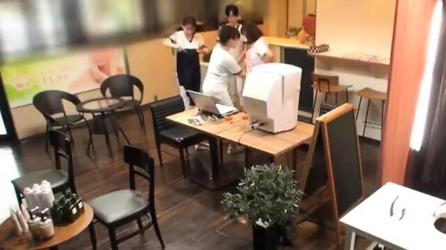 Cute Asian babe in pantyhose gets anally rammed doggystyle