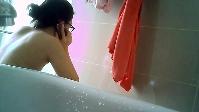 Voyeur Hairy Shower, Japanese Nerdy