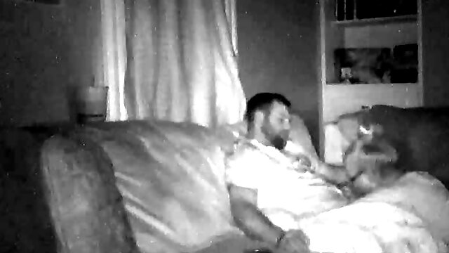 Amateur blonde milf gets caught sucking dick on hidden cam