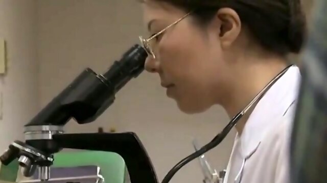Sexy Asian doctor in uniform is starving for a deep drilling