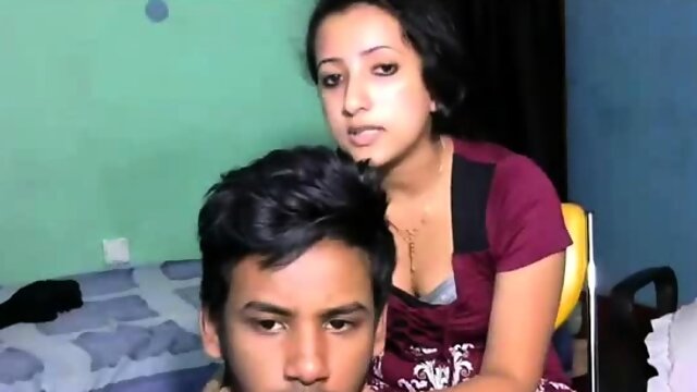 Busty Indian wife having sex with her lover on hidden cam