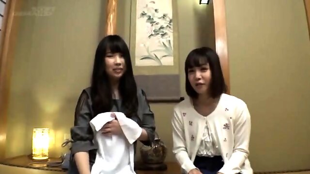 Naughty Japanese wives share their passion for hard meat