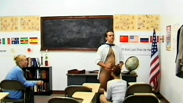 Cute schoolgirl gets her taut muff screwed hard by teacher