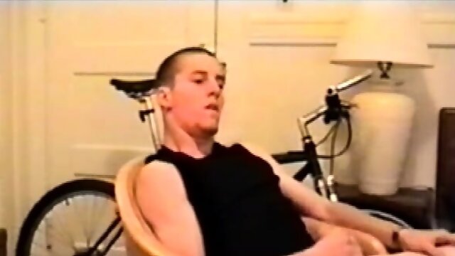 Adam Strips and Jerks Off