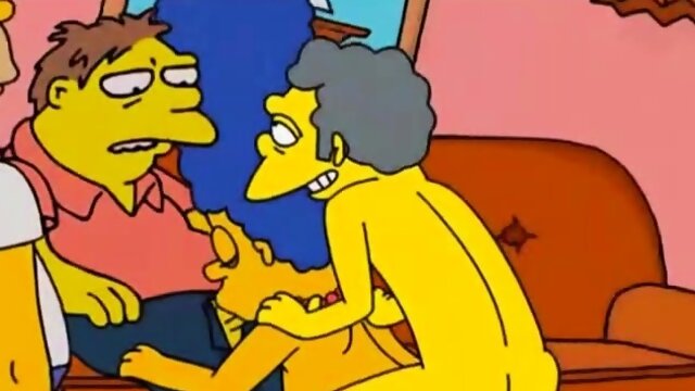 Marge Simpson cheating mom