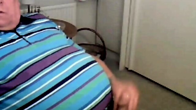 Grandpa cum on cam