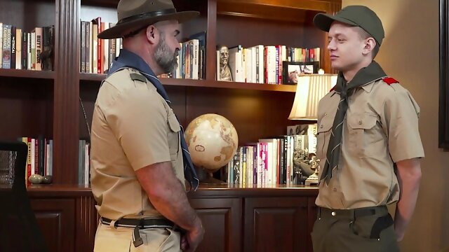 Smooth boy gets brutally pounded by older mans big dick