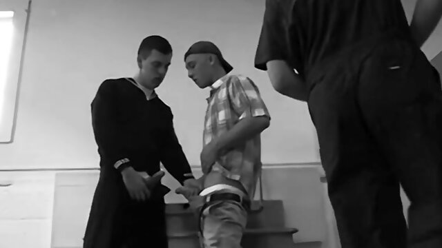 Hot man Orgy in the Public Restroom