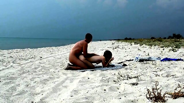 Real public beach fun