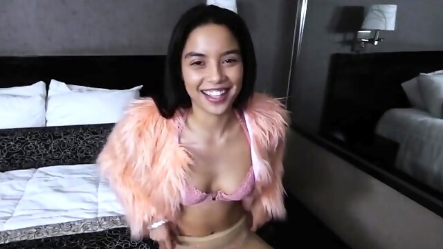 All natural black teen perfection enjoys cock