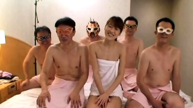 Striptease with cute asian teen