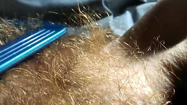 Hairy Teen Solo Masturbation