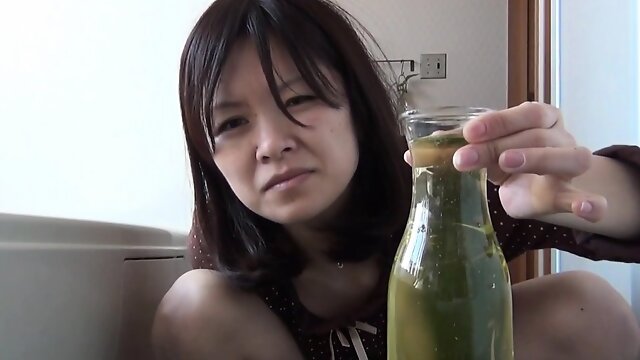 Asian pees in a bottle