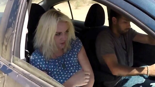 Stranger ask for blowjob public Blonde honey does it on the 