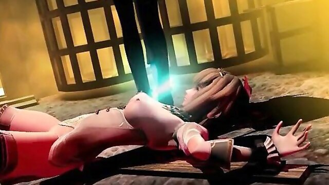 Hentai tied up sex prisoner pussy tortured by samurai