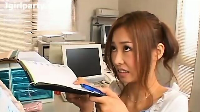 Japan Office Lady Gets Cum On Her Face