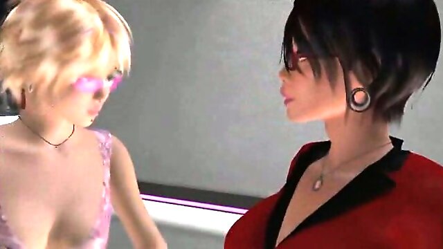 3D Sim sex lesbians