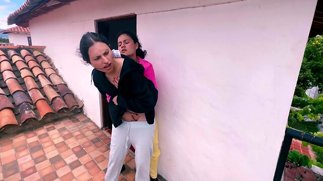 Colombian Lesbians, Latina Lesbians Hd, Outdoor