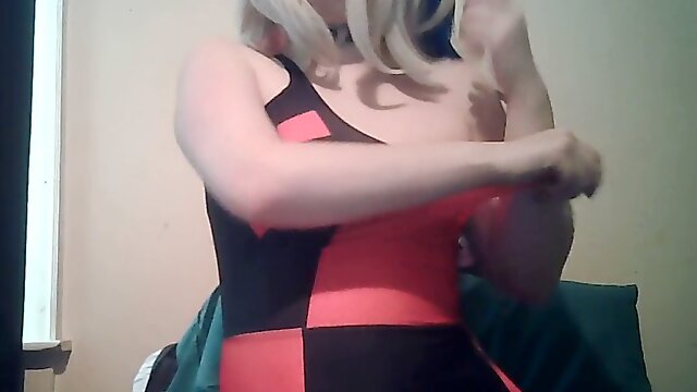 Teen Cosplay Masturbate, Harley Quinn