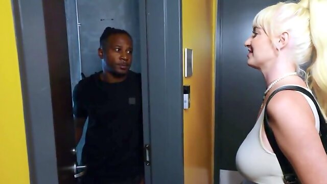 Blonde babe Kate Dee is fucked by black stud Haitian Fresh