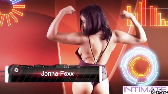 Appealing Savana Styles and Jenna Foxx at fingering movie