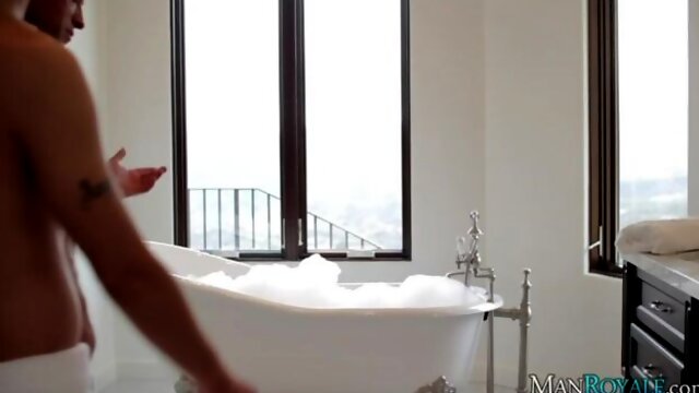 Massage table fuck with horny dudes Tyler Saint and Devin Dixon