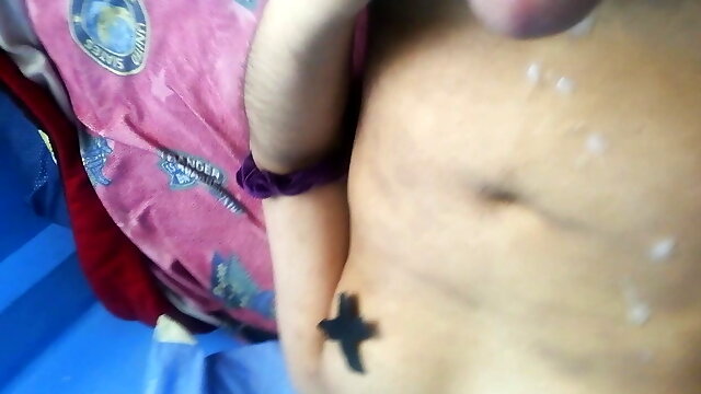 Horny af young boy masturbating 