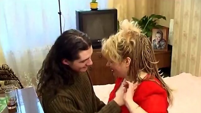 Russian Mom And Boy