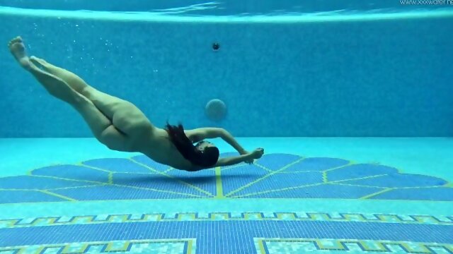 Onderwater, Zwembad, Vriendin, Hongaars