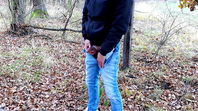 Gay Outdoor Piss, Gay Wanking In Woods