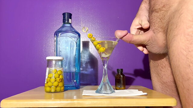 Hand Jerked Dirty Sperm Martini