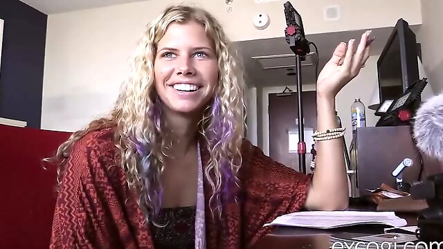 College Hippie fucked & Covered in Cum