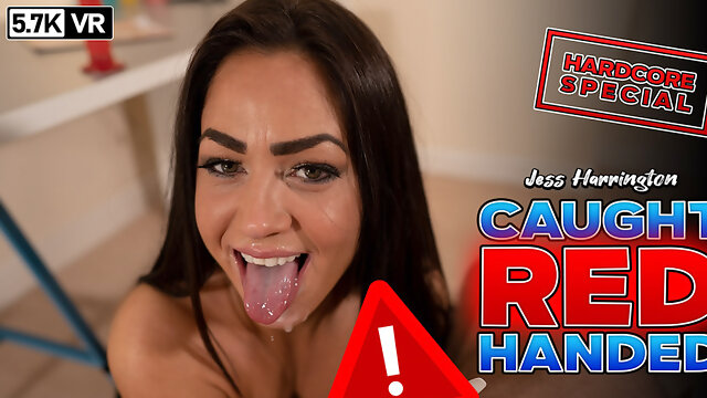 Caught Red Handed featuring Jess Harrington - WankitNowVR