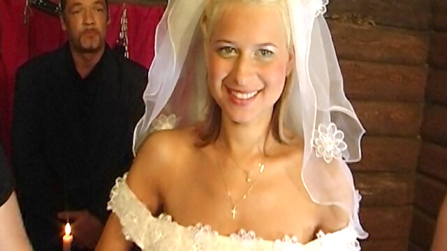 Gangbang with big busty bride Part 1